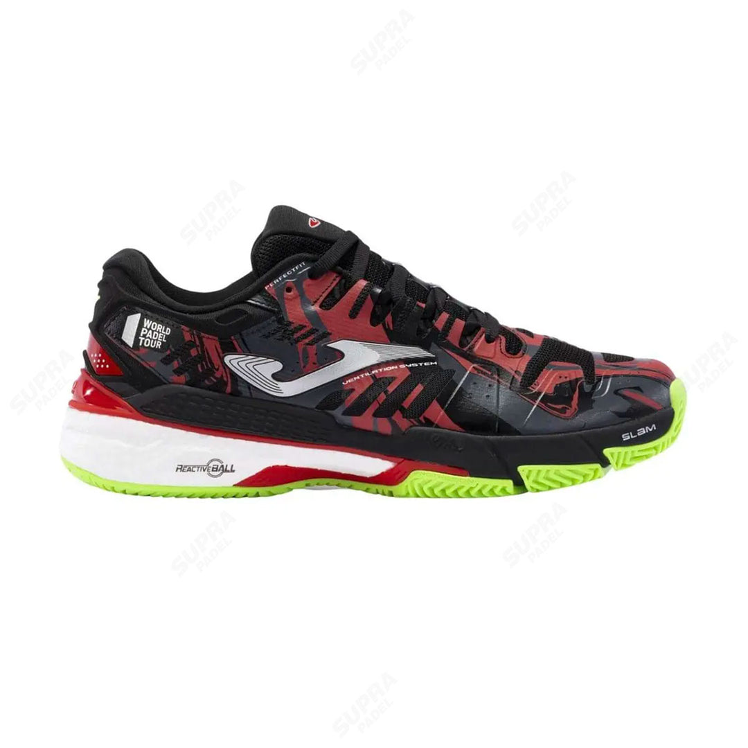 Zapatilla Joma Slam Men 2301 Black Red