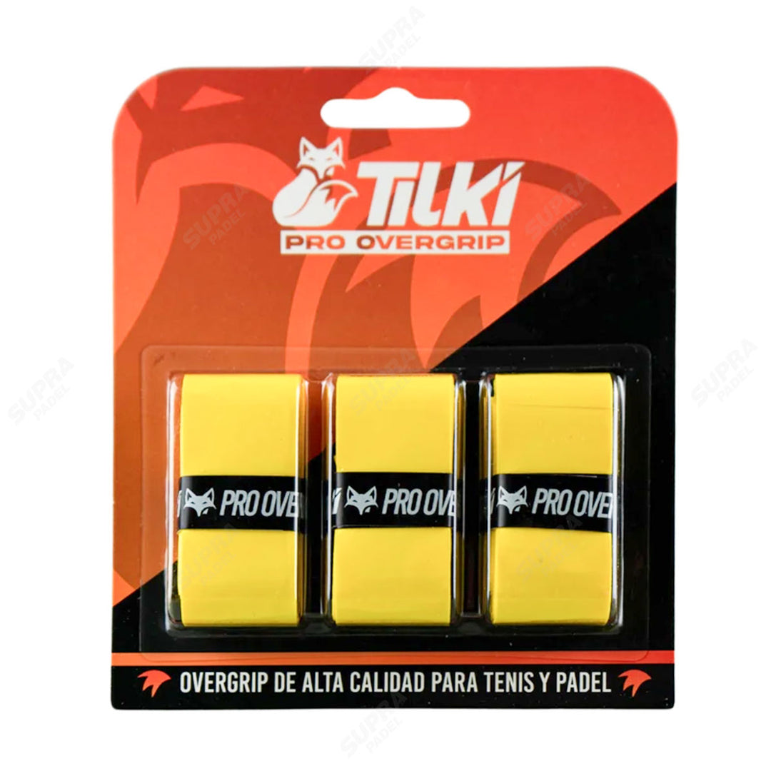 Overgrip Tilki Pro Amarillo x 3 unidades