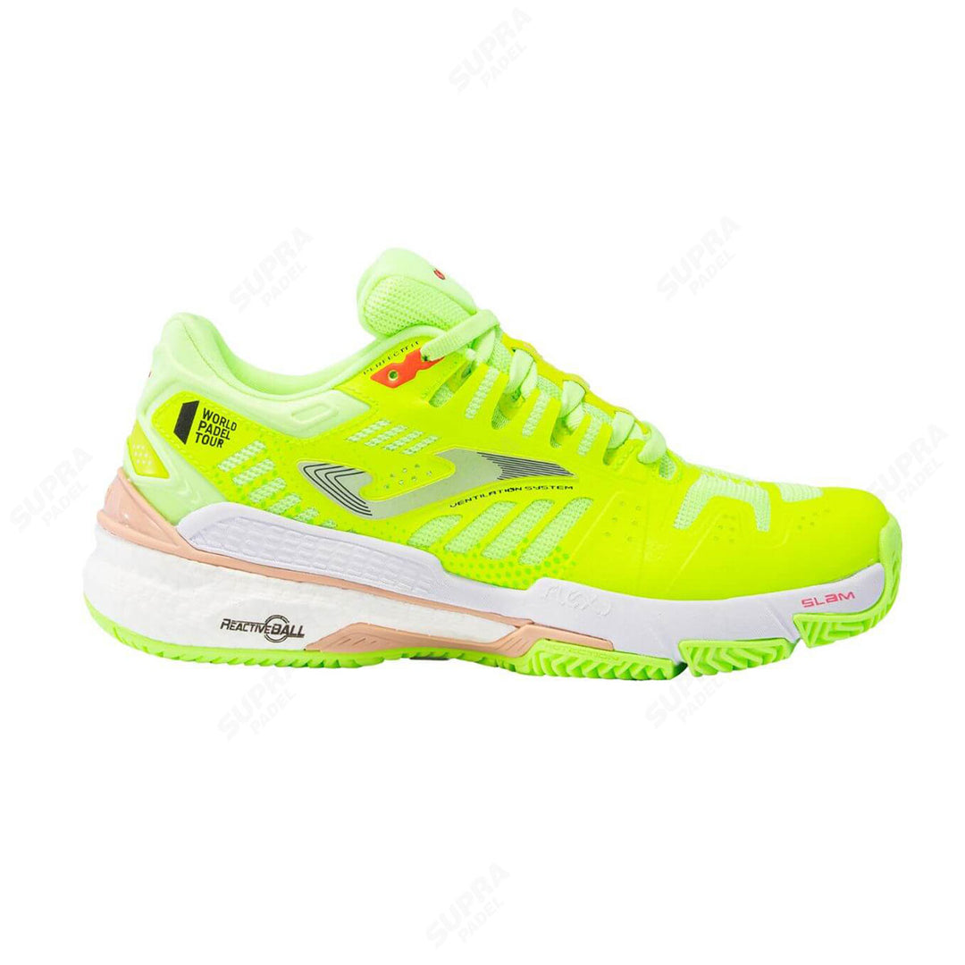 Zapatilla Joma Mujer T.Slam Lady 2311 Verde Fluor