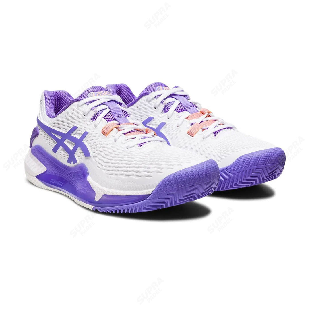 Zapatilla Asics Mujer Gel Resolution 9 Clay Blanco