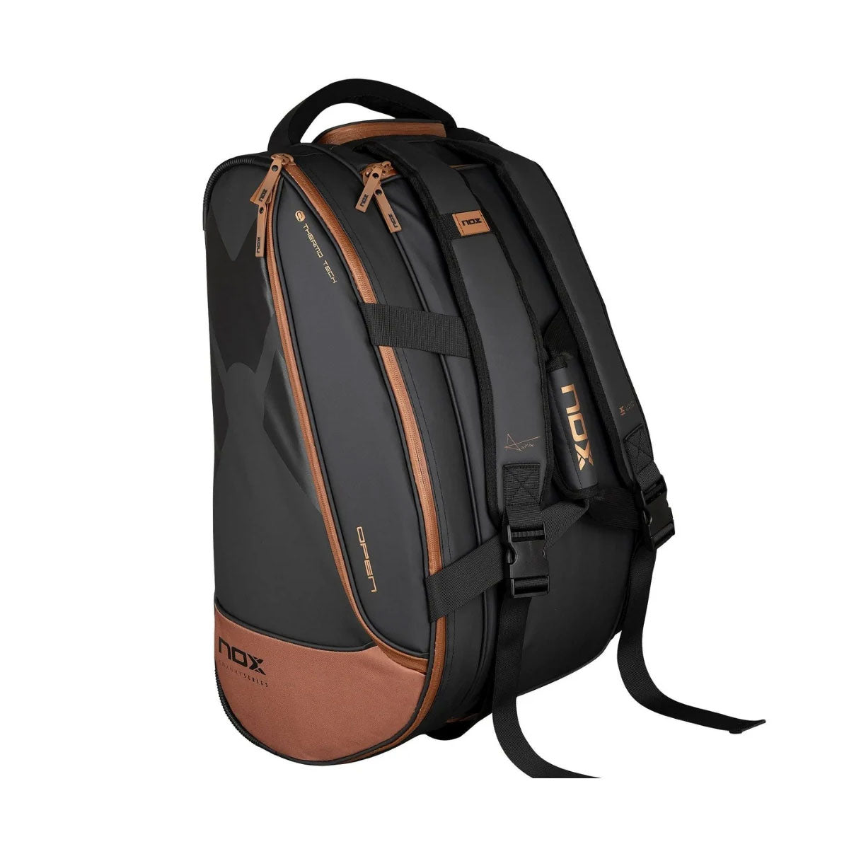 Bolso Paletero NOX Open Series Black/Brown 2024/2025 – SUPRA Padel