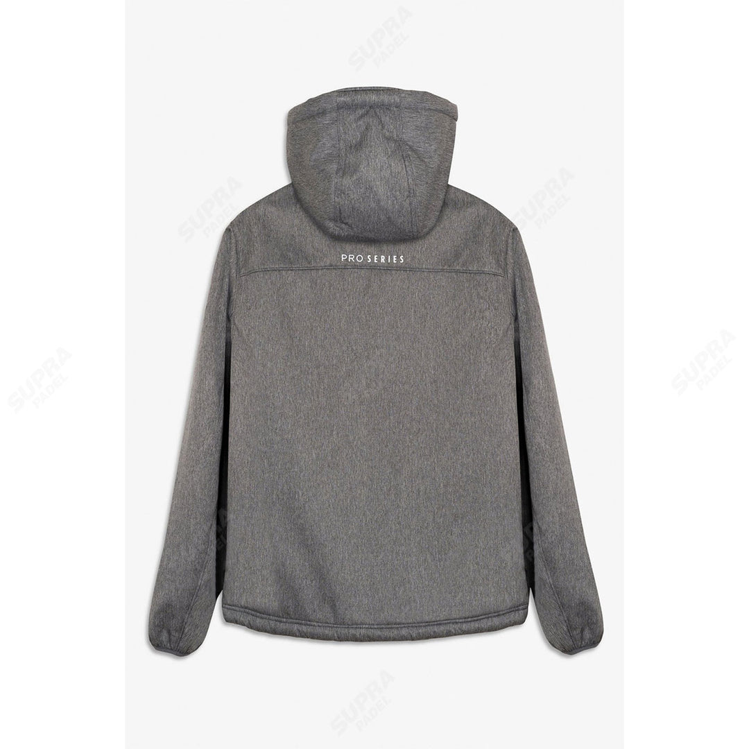 Chaqueta deportiva tipo softshell NOX hombre PRO gris