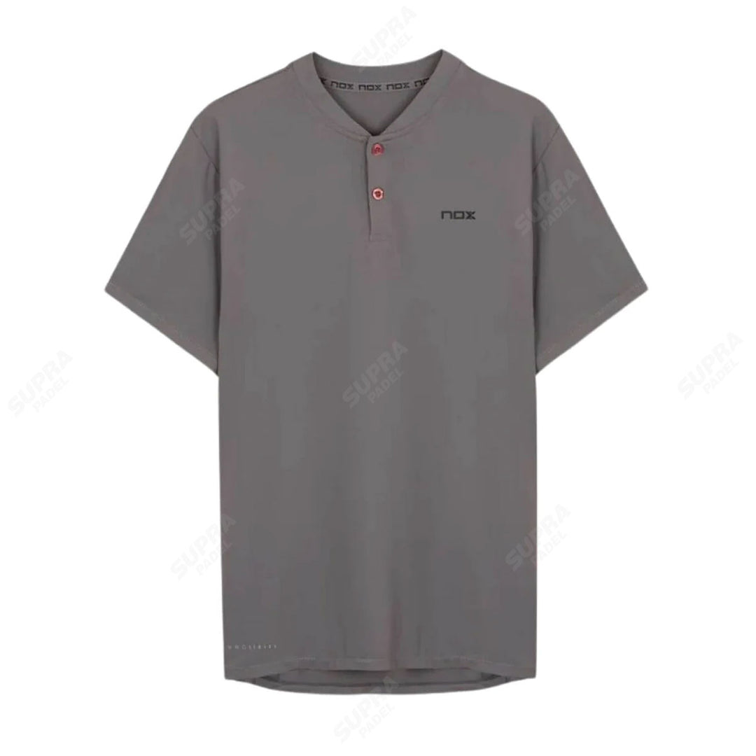 Polera NOX Polo Hombre Pro Regular Steel Grey