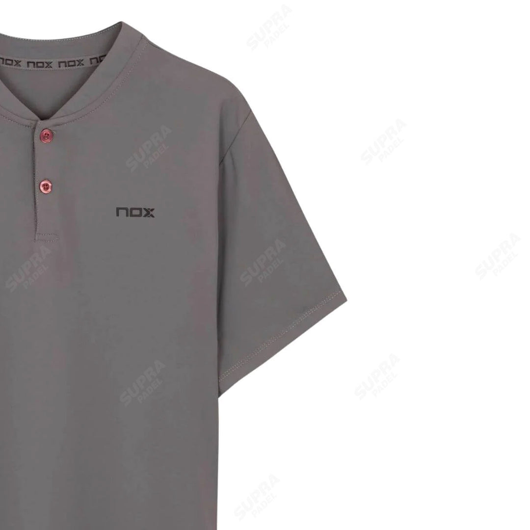 Polera NOX Polo Hombre Pro Regular Steel Grey