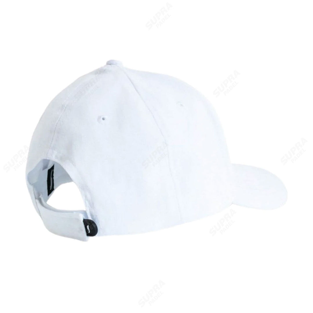 Gorro Robin Soderling Clásico Blanco Logo Negro