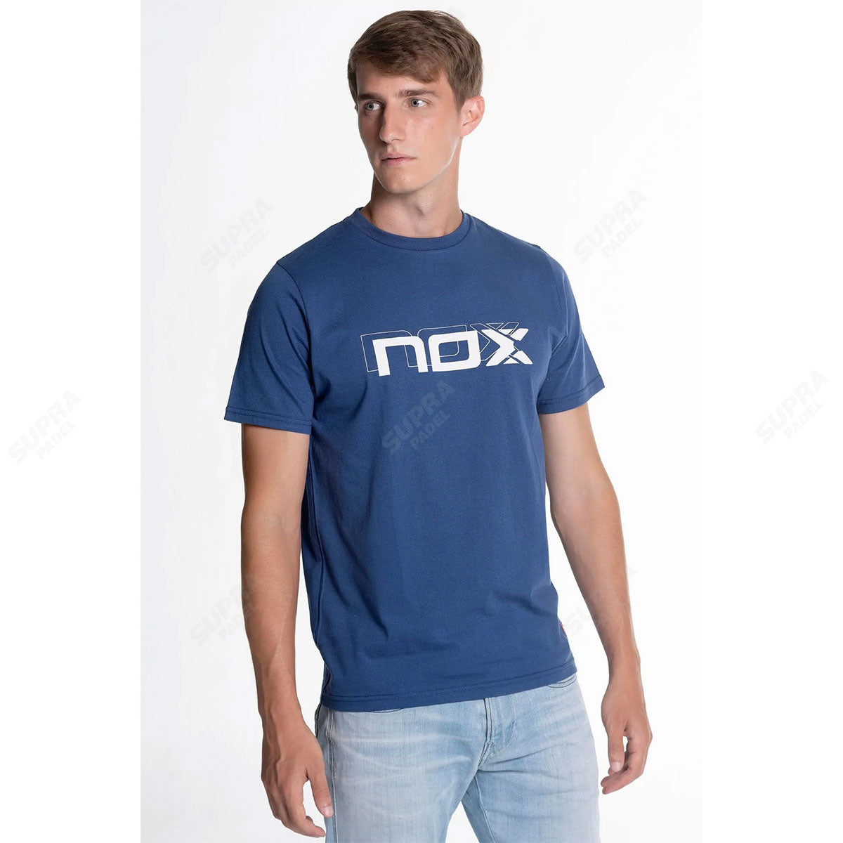 Camiseta hombre Casual NOX azul marino
