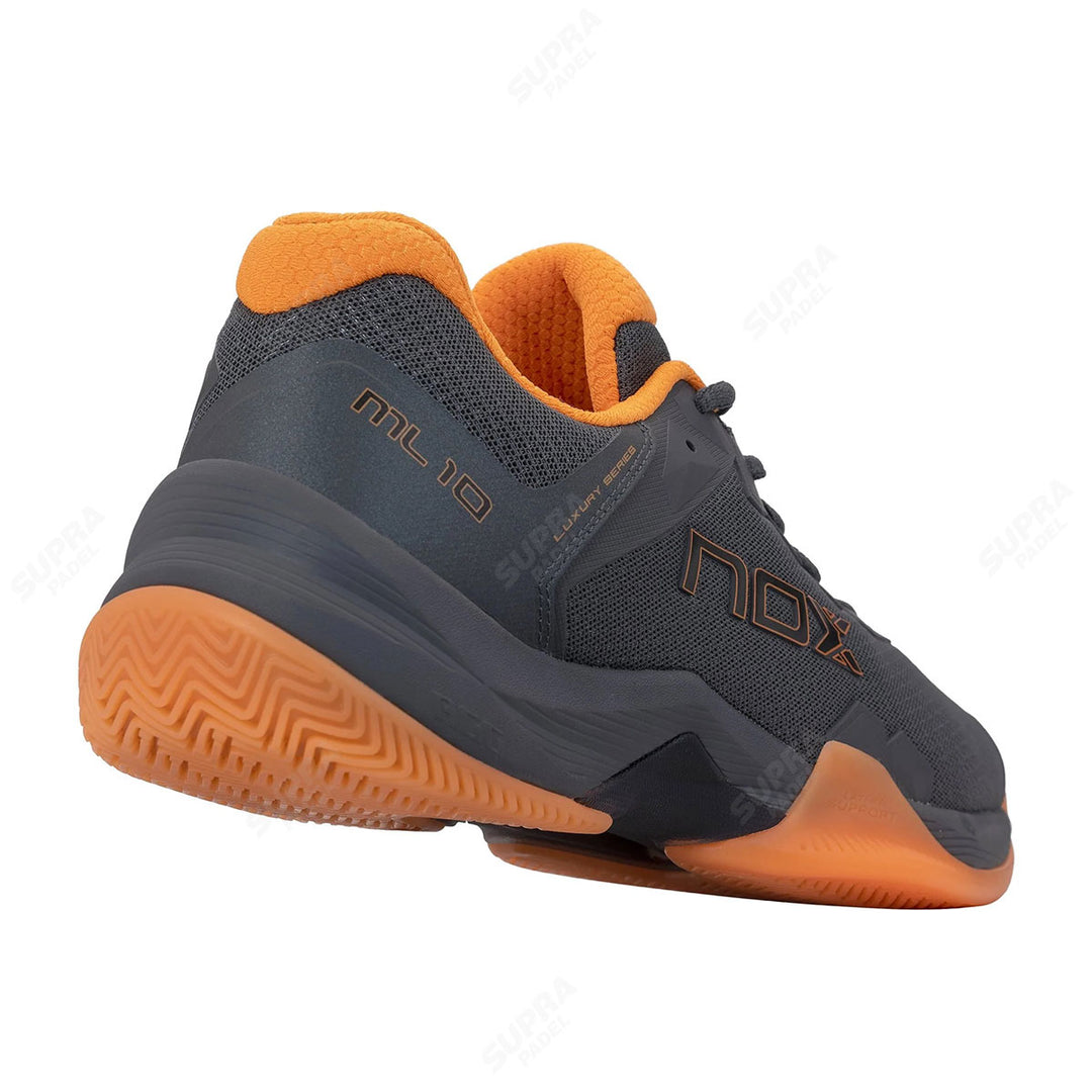 Zapatilla NOX ML10 HEXA Gris - Naranja