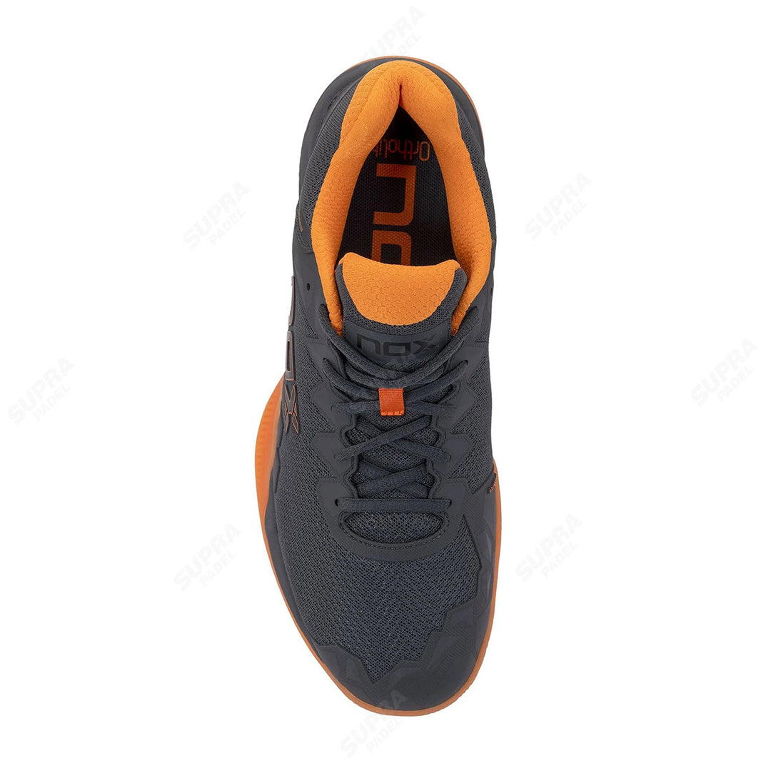 Zapatilla NOX ML10 HEXA Gris - Naranja