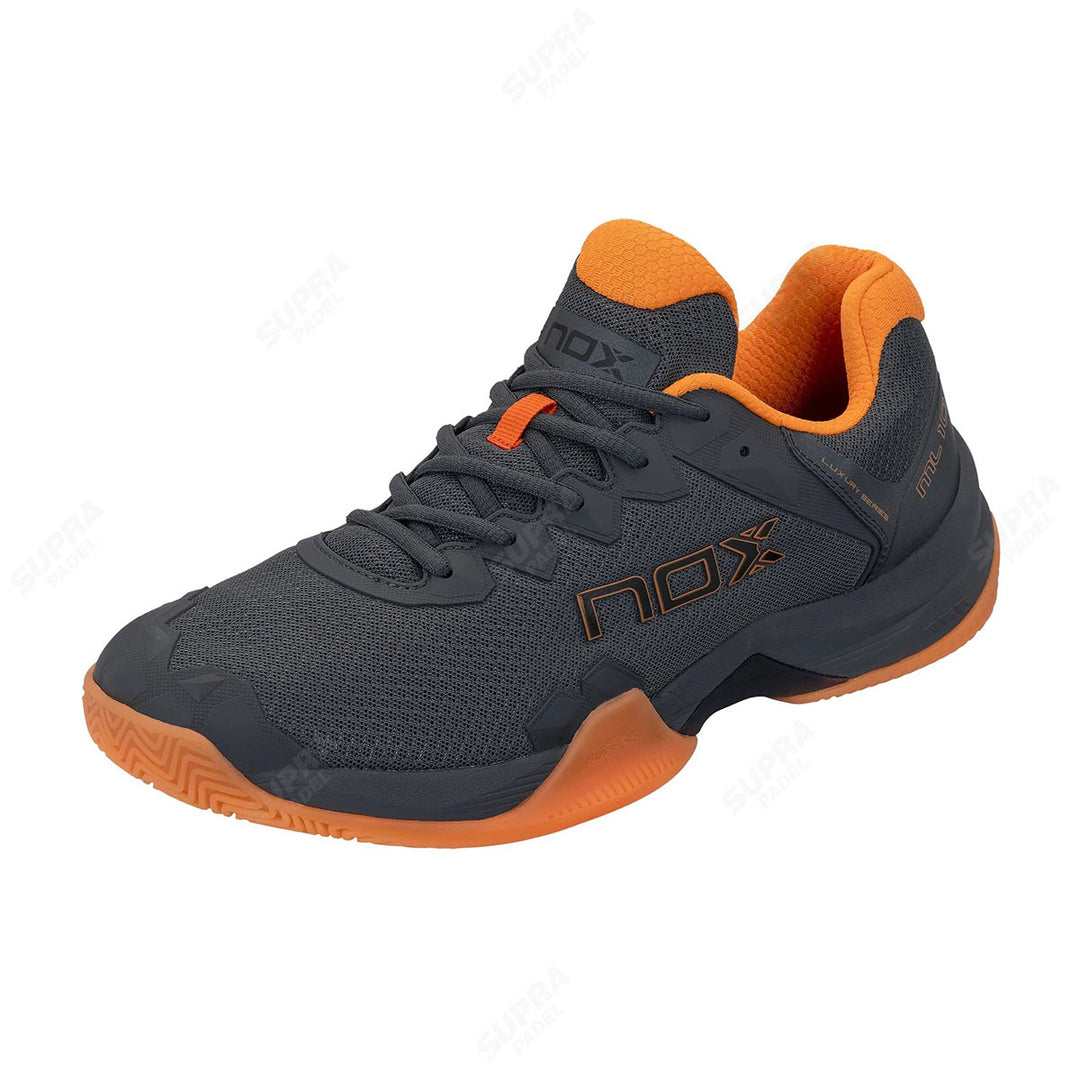 Zapatilla NOX ML10 HEXA Gris - Naranja