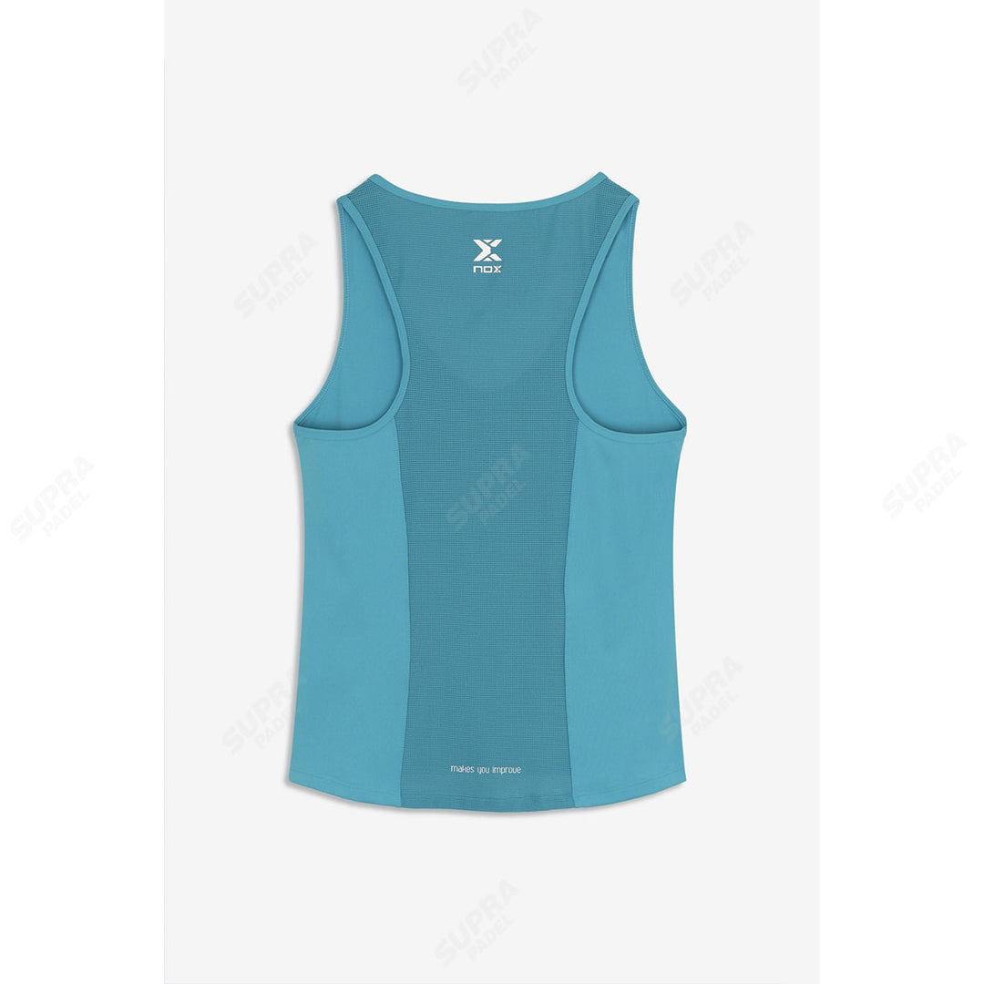 Polera NOX Mujer Pro Tirantes Azul Capri