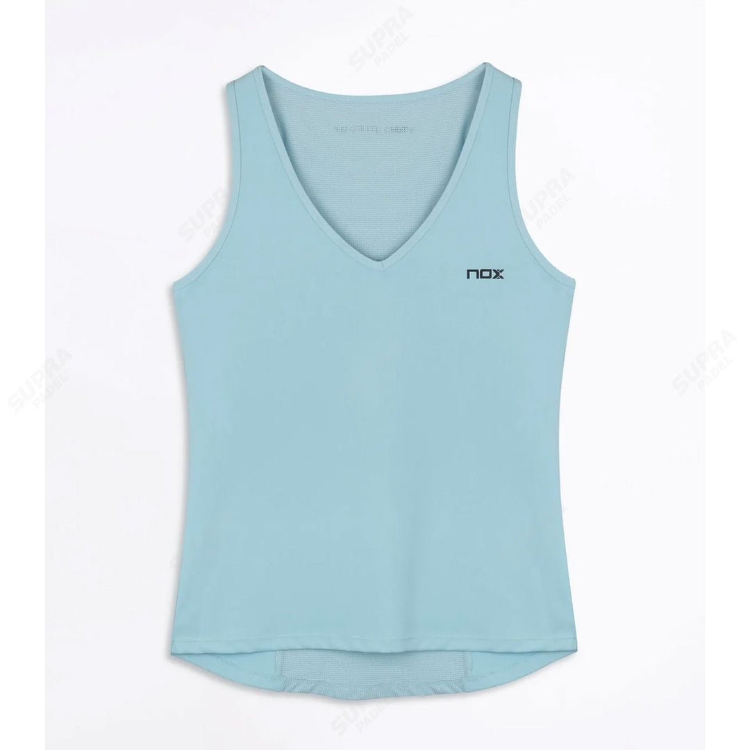 Polera Tirantes NOX Mujer Pro - Fit Azul Cielo