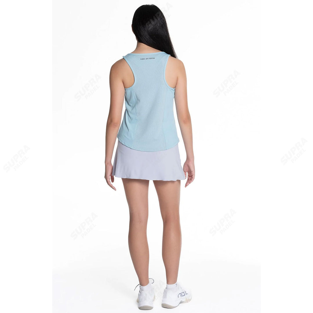 Polera Tirantes NOX Mujer Pro - Fit Azul Cielo