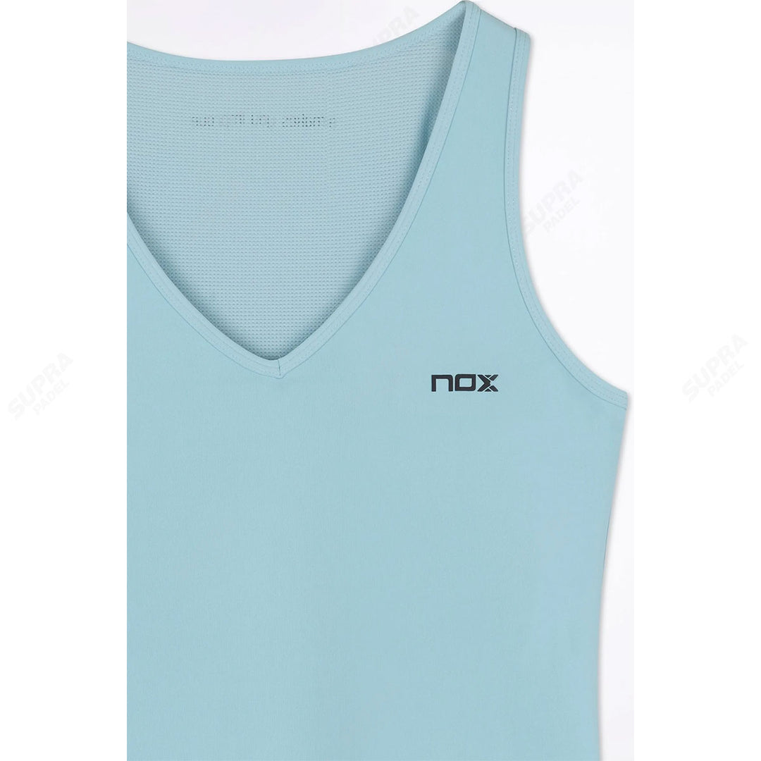 Polera Tirantes NOX Mujer Pro - Fit Azul Cielo