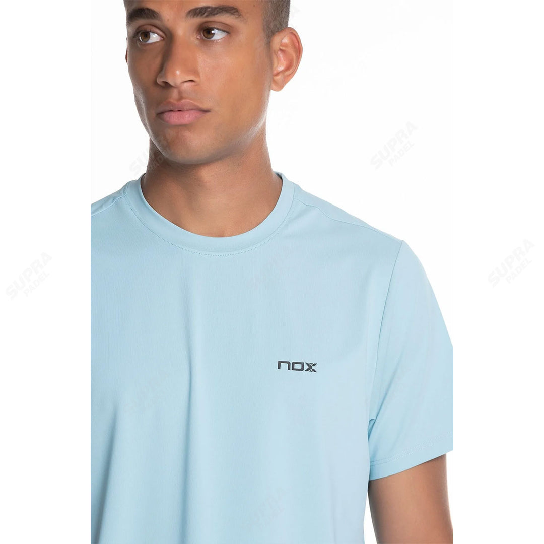 Polera NOX Hombre Pro Regular Azul Cielo